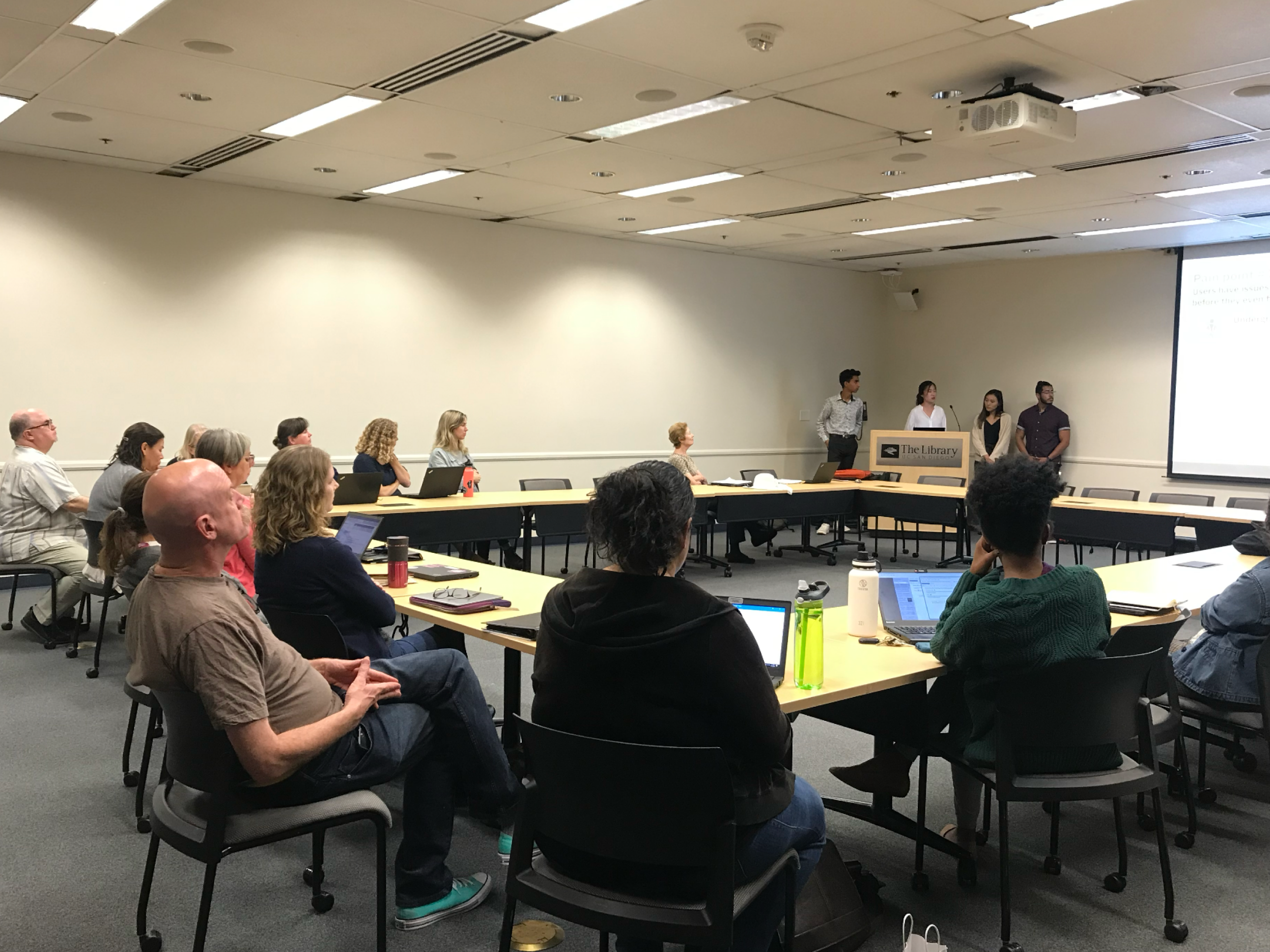 Presentation of findings to Geisel Library administrators