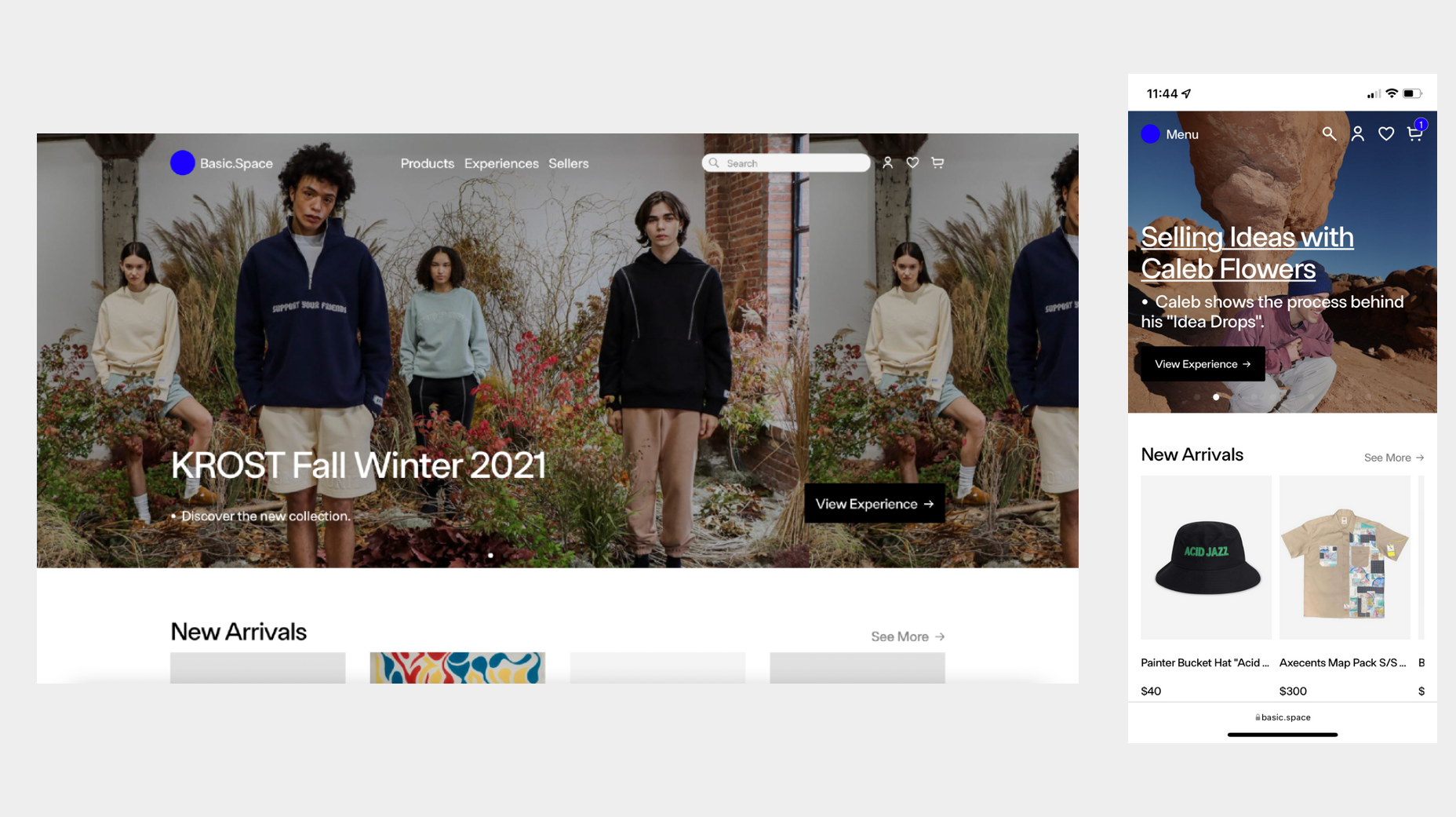 Basic.Space homepage refresh